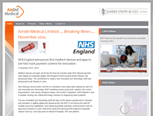 Tablet Screenshot of amdelmedical.com